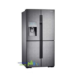 یخچال فریزر ساید بای سامسونگ 34 فوت نقره ای مدل SAMSUNG RF858QALAXW REFRIGERATOR رومانی 