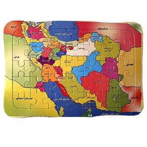 پازل 35 تکه طرح نقشه ایران مدل 02