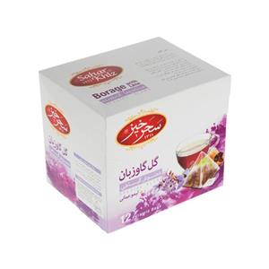 دمنوش گل گاو زبان سحر خیز - 24 گرم بسته 12 عددی