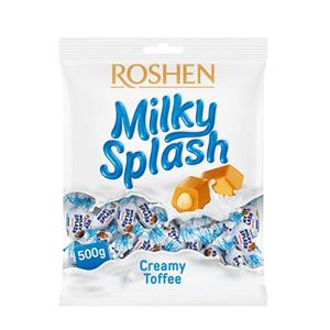 تافی کرم شیری ROSHEN میلکی اسپلش - 500 گرم