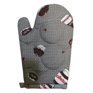 دستکش فر هوم اند لایف مدل نیکل طرح نوتلا و قهوه