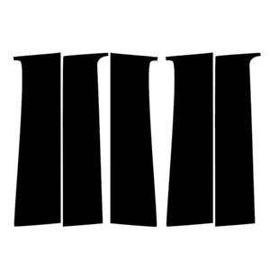 برچسب ستون وسط خودرو مدل BAR مناسب برای شاهین بسته 5 عددی