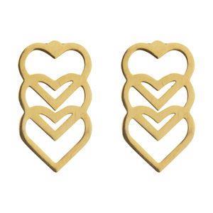 گوشواره طلا 18 عیار زنانه مایا ماهک مدل ME1092 Maya Maahak ME1092 Gold Earring For Women