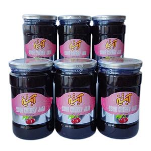 مربای آلبالو آبشن - 850 گرم بسته 6 عددی