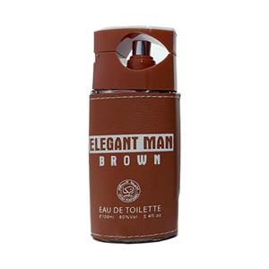 ادو پرفیوم مردانه اتیکا مدل ELEGABT MAN BROWN  حجم 100 میلی لیتر