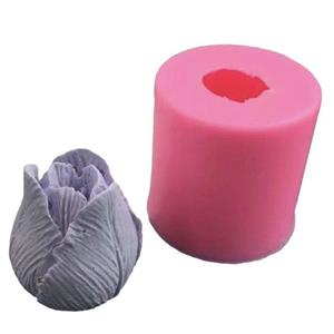 قالب شمع مدل غنچه رز -