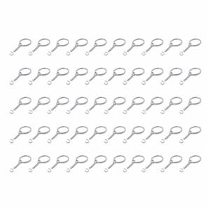 حلقه جاکلیدی مدل ابکاری استیل مجموعه 50 عددی