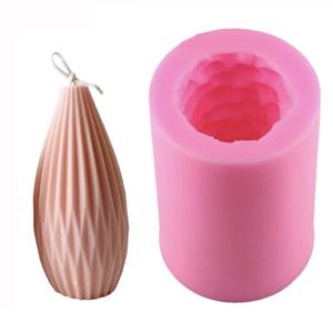 قالب شمع مدل خمره ای شیاردار -