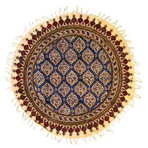 قلمکاری  رومیزی قلمکار عطریان طرح حصیری کد G372 -