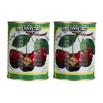 کمپوت گیلاس خوشاب - 350 گرم بسته 2 عددی