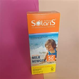 لوسیون ضد آفتاب کودک میلک نیوژن SPF50 سولاریس آردن 100 میلی لیتر