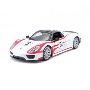 ماکت ماشین بوراگو مدل PORSCHE 918 WEISSACH