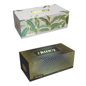 دستمال کاغذی 100 برگ نانسی مدل یونیک بسته 2 عددی