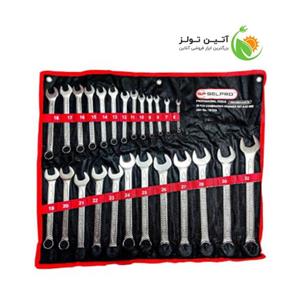 آچار یکسر تخت و یکسر رینگی سلپرو مدل 781525 مجموعه 25 عددی