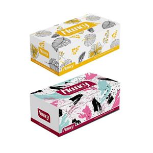 دستمال کاغذی 150 برگ نانسی کد 02 بسته 2 عددی