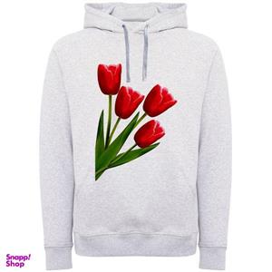 هودی زنانه مدل گل لاله کد R156