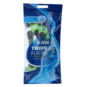 خود تراش کایلی مدل TRIPLE BLADE بسته 5 عددی 