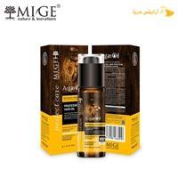 روغن مو فری سولفات ضد ریزش روغن ارگان میگ  Mige 100 ml  Essential Oil Argan Oil and Protein Anti-Hair Fall & Renewal Mige