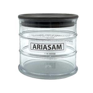 بانکه نگهداری قهوه پلاستیکی طرح بشکه برند آریا سام 400 سی سی