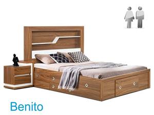 تخت خواب دو نفره بنیتو ch-1009