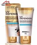 کرم ضد آفتاب چین وچروک بی رنگ لورآل UV Defender مرطوب کننده Loreal Paris حجم 40 گرم