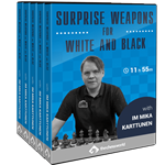  نسخه ویدیویی آموزش شطرنج  SURPRISE WEAPONS FOR WHITE AND BLACK with IM Mika Karttunen