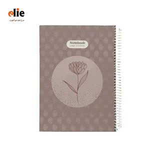 دفتر 100 برگ پاپکو جلد سخت طرح 13