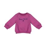 LC Waikiki 0W88850Z4-H8T-LIGHTPURPLE Sweatshirt For Baby Girls