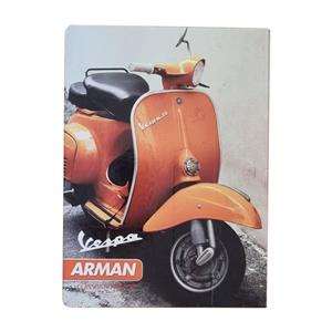 دفتر کلاسوری 80 برگ آرمان طرح vespa