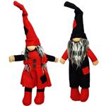 عروسک مدل زوج نوئل کریسمس ارتفاع 40 سانتیمتر بسته 2 عددی