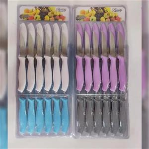 کارد میوه خوری مدل بیوتی بسته 12 عددی