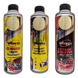 اکتان بوستر و تمیز کننده سیستم سوخت و انژکتور و کاتالیزور ووفر مدل Shot Pro 6 حجم 500 میلی لیتر