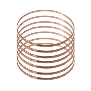 النگو زنانه وای اس ایکس مدل آینه ای چند ضلعی بسته 7 عددی