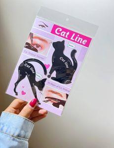 شابلون خط چشم مدل گربه ای بسته 2 عددی
