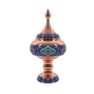 شکلات خوری مسی مدل پایه دار پرداز کد M44 -