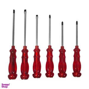 پیچ گوشتی ضربه خور تات مدل T-0 بسته 6 عددی