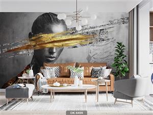 پوستر دیواری لاکچری چهره DK-6409