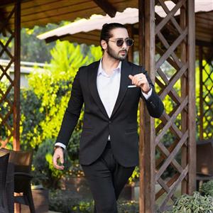 تک کت مردانه مشکی کد 9585