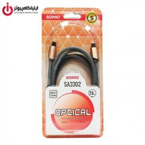 کابل اپتیکال سومو مدل SA3302 طول متر Somo Optical Audio Cable 2m 