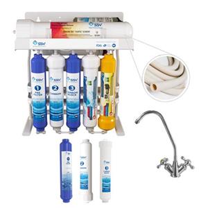 دستگاه تصفیه آب اس اس وی مدل PureLine 2WET X800  به همراه شیر دوکاره و مجموعه 3 عددی فیلتر