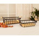 سبد میوه و نان مستطیل رابروود B.V.K کد VK401325