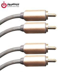 کابل 2xRCA به سومو مدل SR1202 طول متر Somo To Plugs Cable 2m 