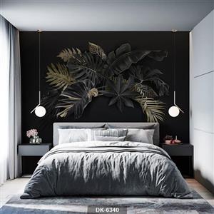 پوستر دیواری برگ لاکچری DK-6340