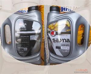 روغن موتور ساینا مدل Sayna Lubricants سطح کیفیت 20w-50 SL حجم 4 لیتر