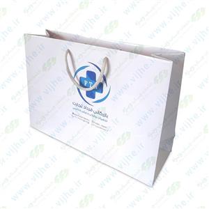 ساک خرید گلاسه با روکش سلفون کد V9