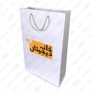 ساک خرید گلاسه با روکش سلفون کد V1