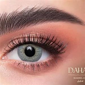 لنز دهب مدل Marble کد 26 رنگ طوسی سبز عسلی