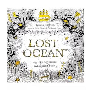 دفتر رنگ آمیزی مدل Lost Ocean