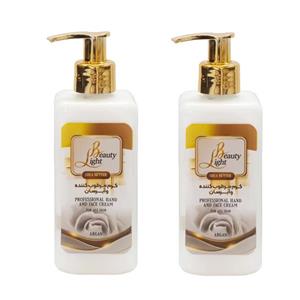 کرم آبرسان و مرطوب کننده لایت بیوتی مدل شی باتر آرگان حجم 250 میلی لیتر مجموعه 2 عددی