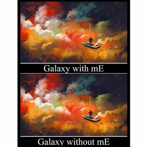 پوستر مدل Galaxy with me کد 006 